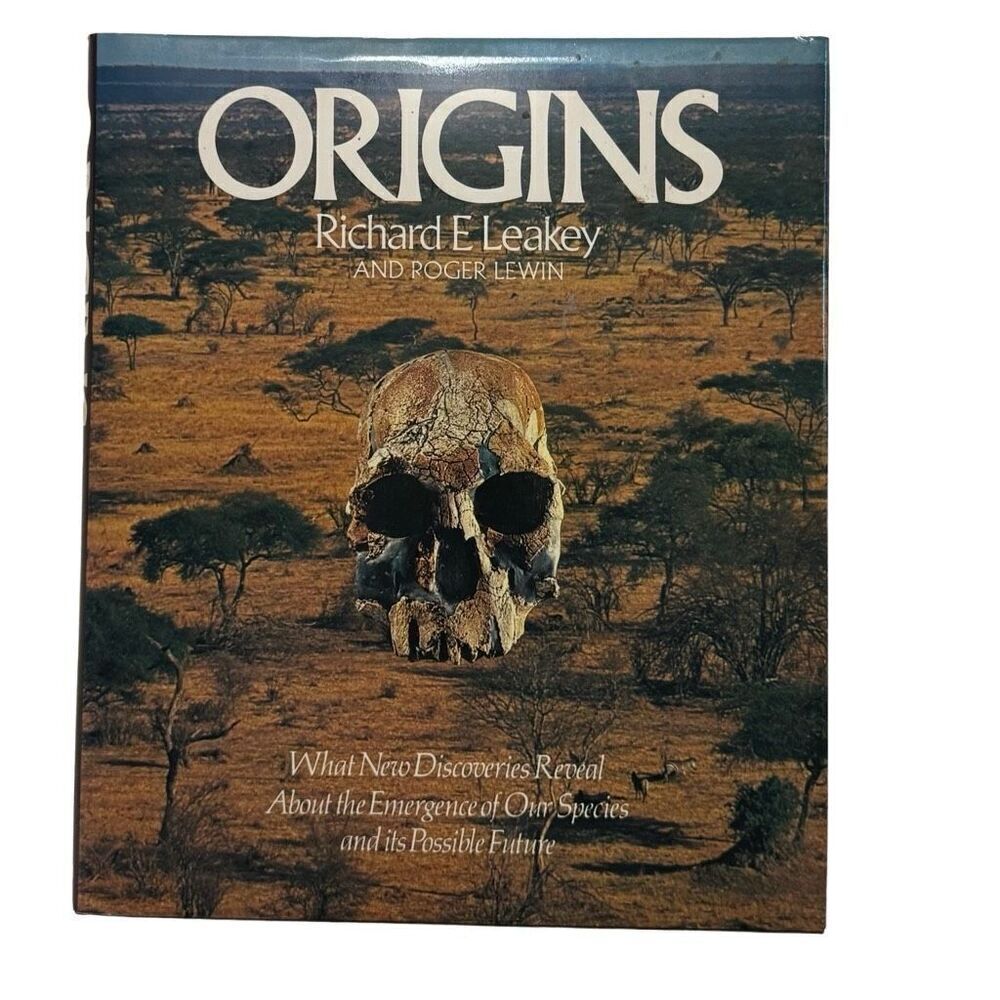Origins by Richard E. Leakey ~ Emergence of Our Species (1978, Hardcover, DJ)